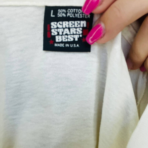 Vintage 90's Single Stitch Retro Take it to the Streets Breast Cancer Tee - Picture 4 of 4